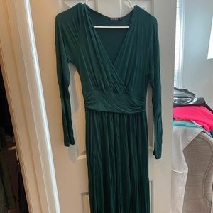 Beautiful emerald green dress